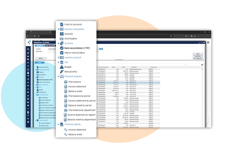 Fidelio accounting interface