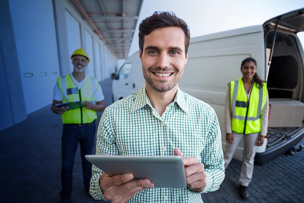 Distribution business with iPad
