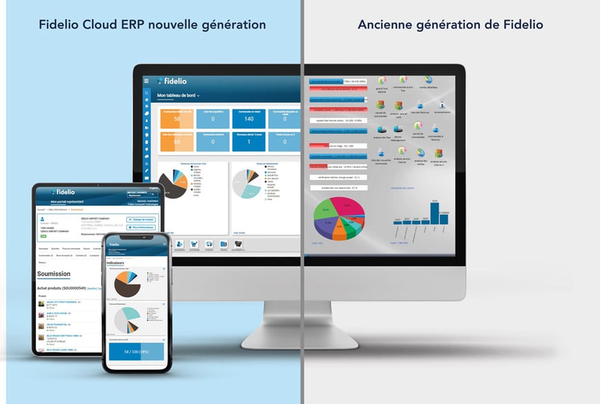 Nouvelle vs ancienne générations de Fidelio Cloud ERP