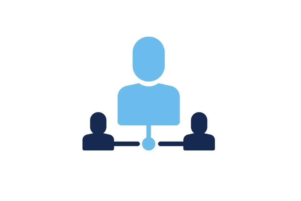 Icône de personnes connectées