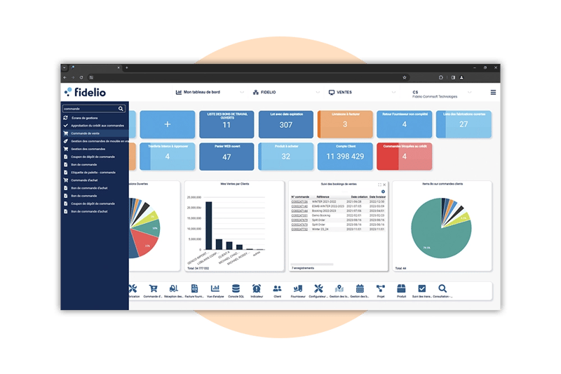 Fidelio Feature interface