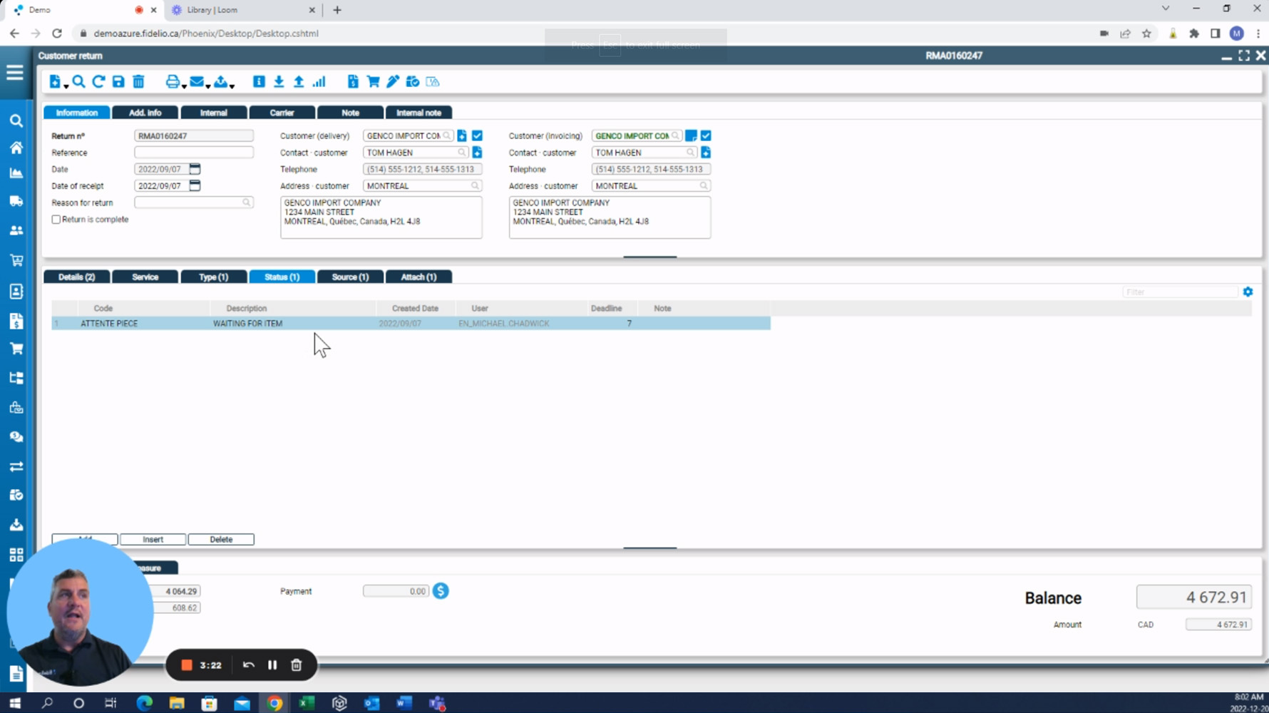 How to manage your customer returns RMA with Fidelio ERP