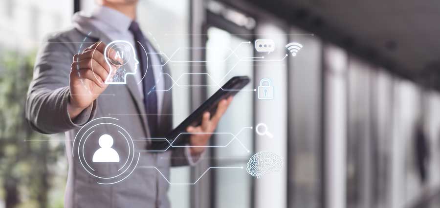 AI tablet ERP features